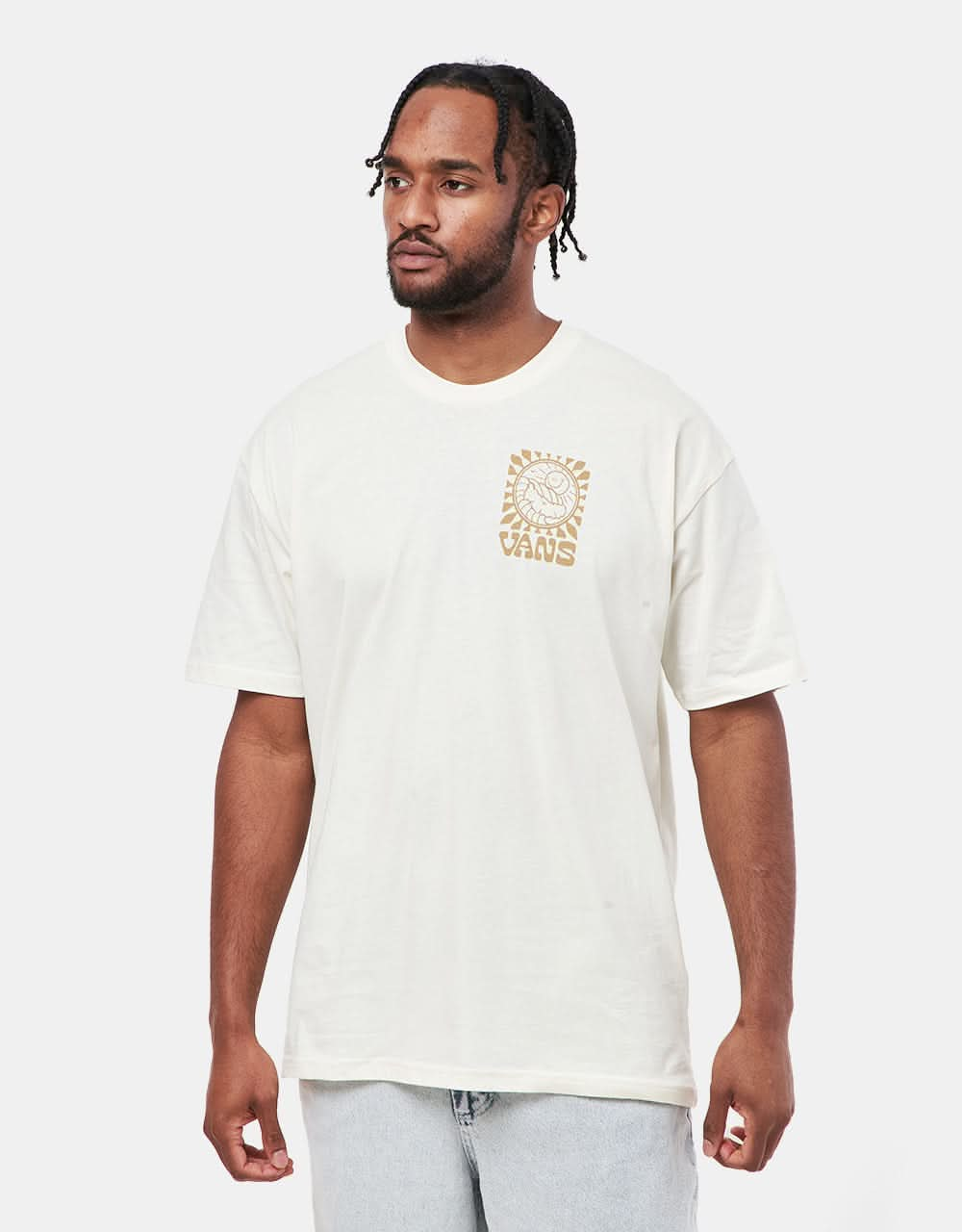 Vans Sun And Surf T-Shirt - Marshmallow