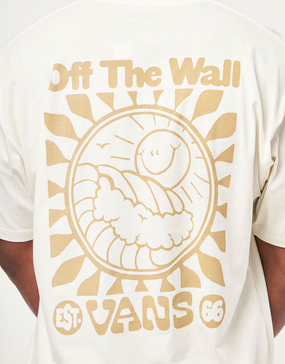 Vans Sun And Surf T-Shirt - Marshmallow