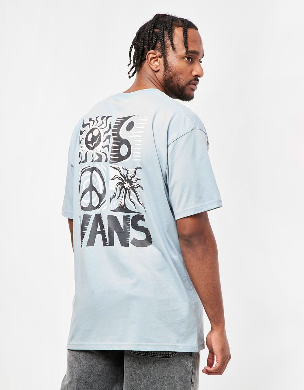 Vans Sunbaked T-Shirt - Dusty Blue