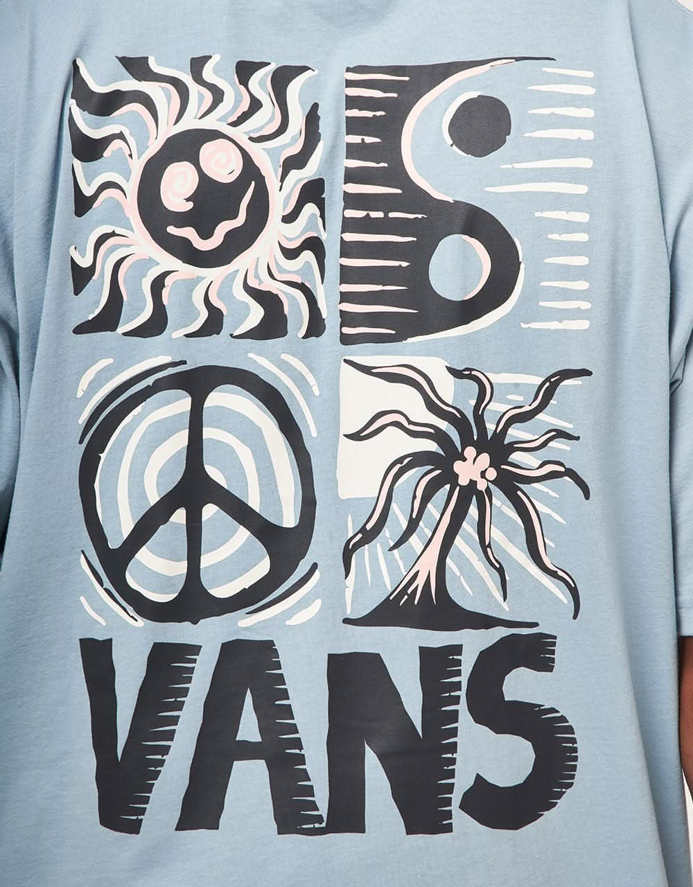 Vans Sunbaked T-Shirt - Dusty Blue