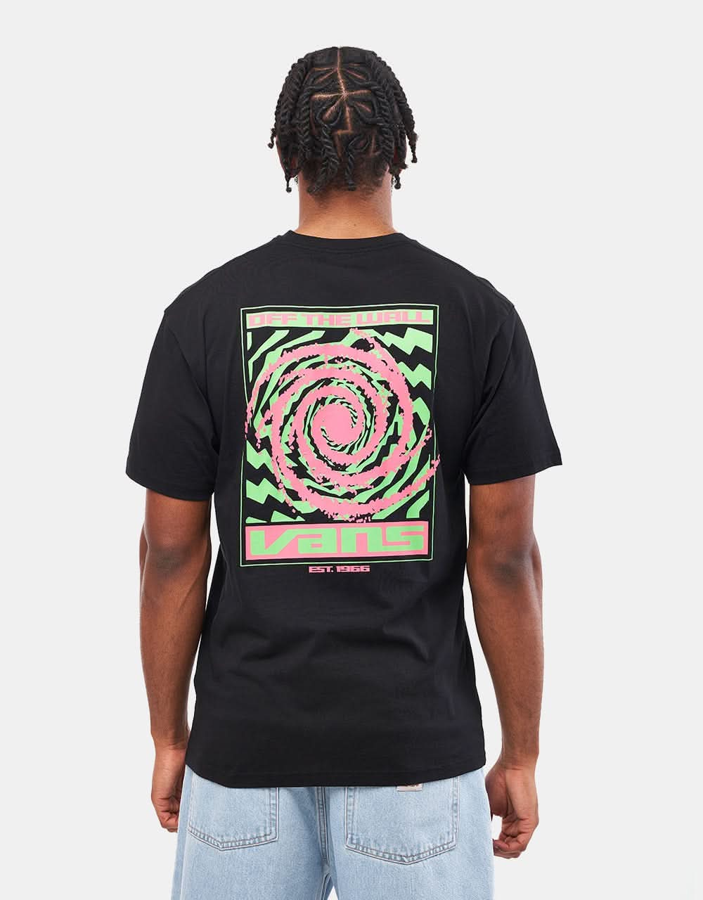 Vans Wormhole Warped T-Shirt - Black