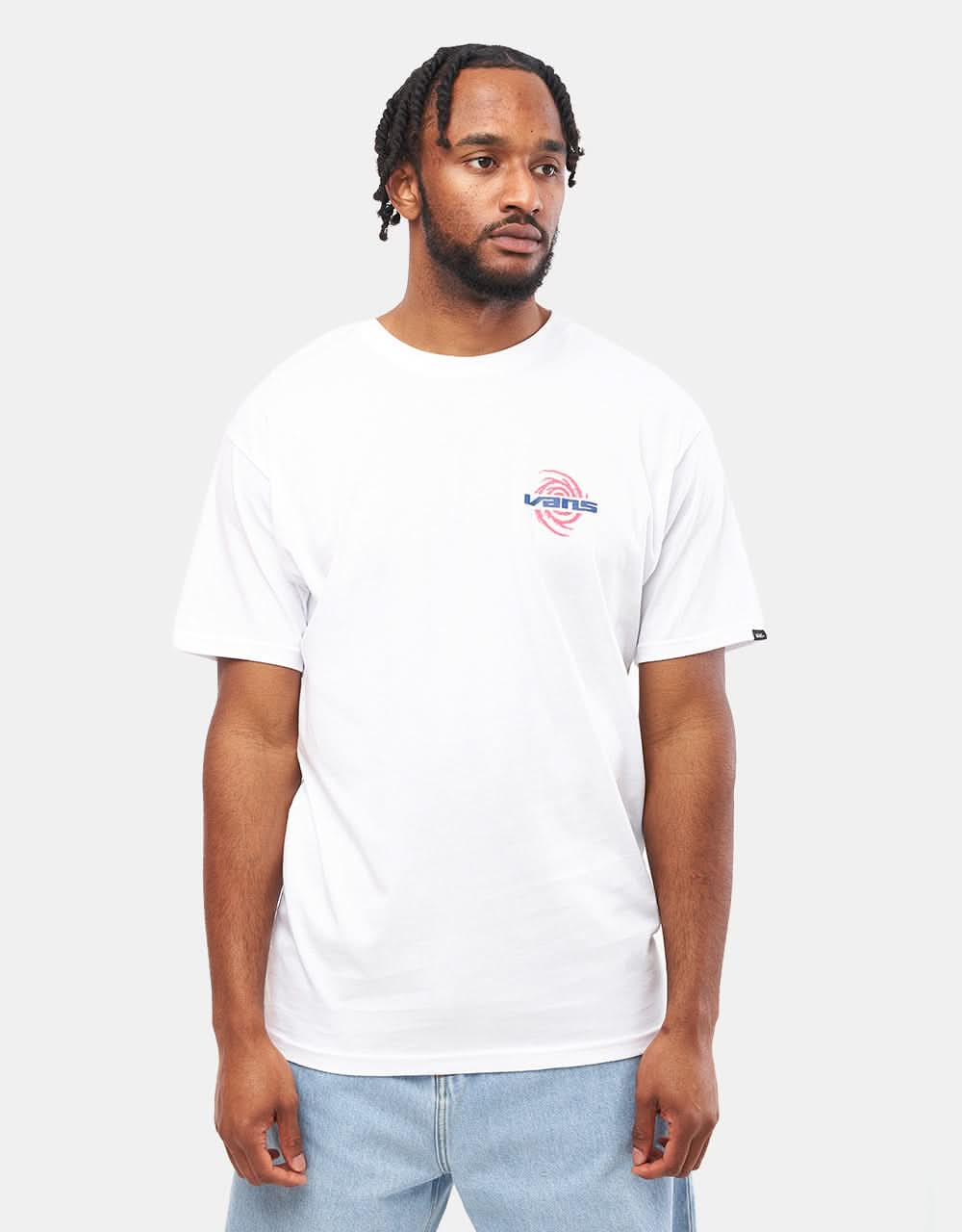 Vans Wormhole Warped T-Shirt - White