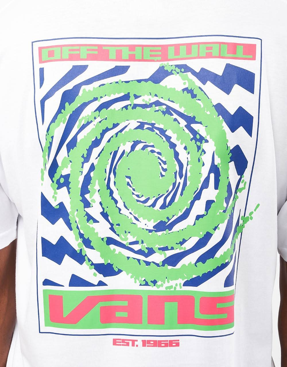 Vans Wormhole Warped T-Shirt - White