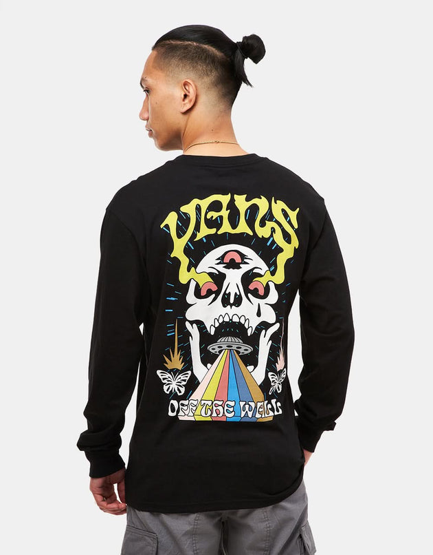 Vans Skull Saucer L/S T-Shirt - Black