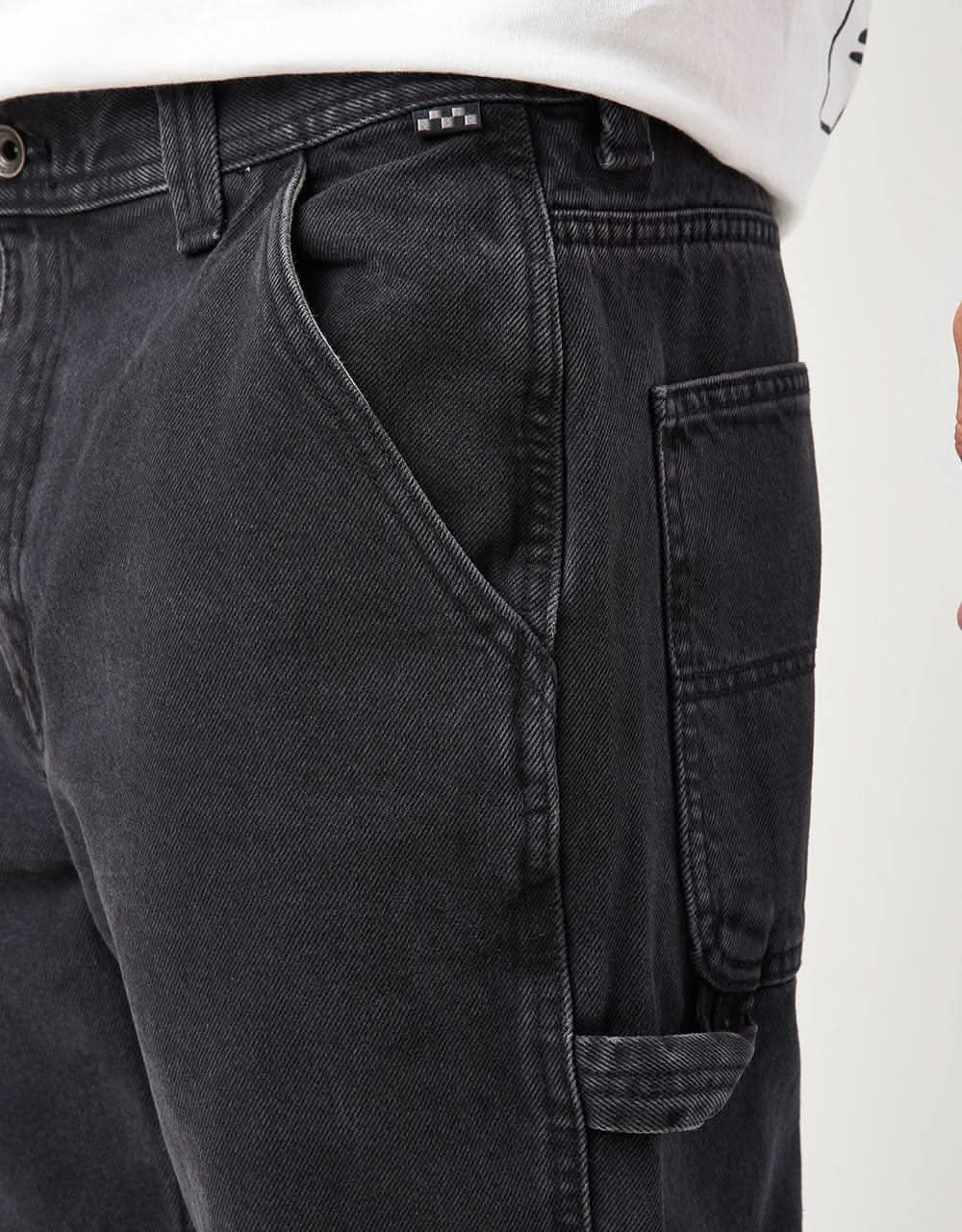 Vans x AVE Drill Chore Relaxed Carpenter Denim Pant - Pirate Black