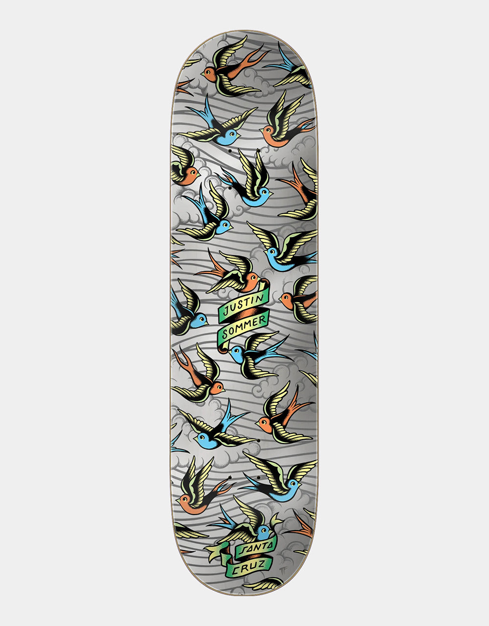 Santa Cruz Sommer Sparrows Skateboard Deck - 8.25"