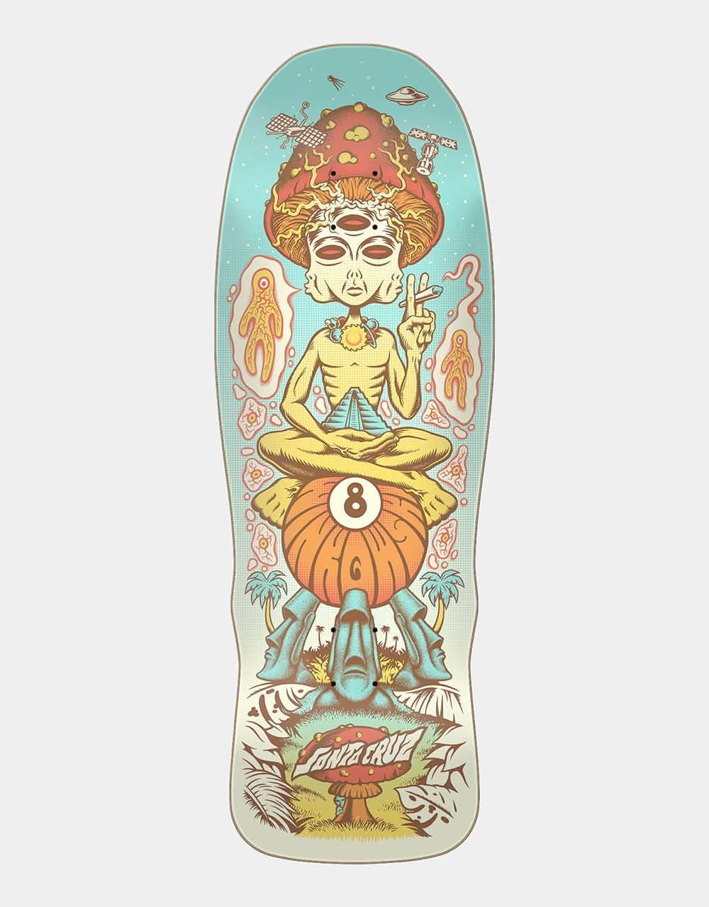 Santa Cruz Winkowski Spaced Out Skateboard Deck - 10.35"