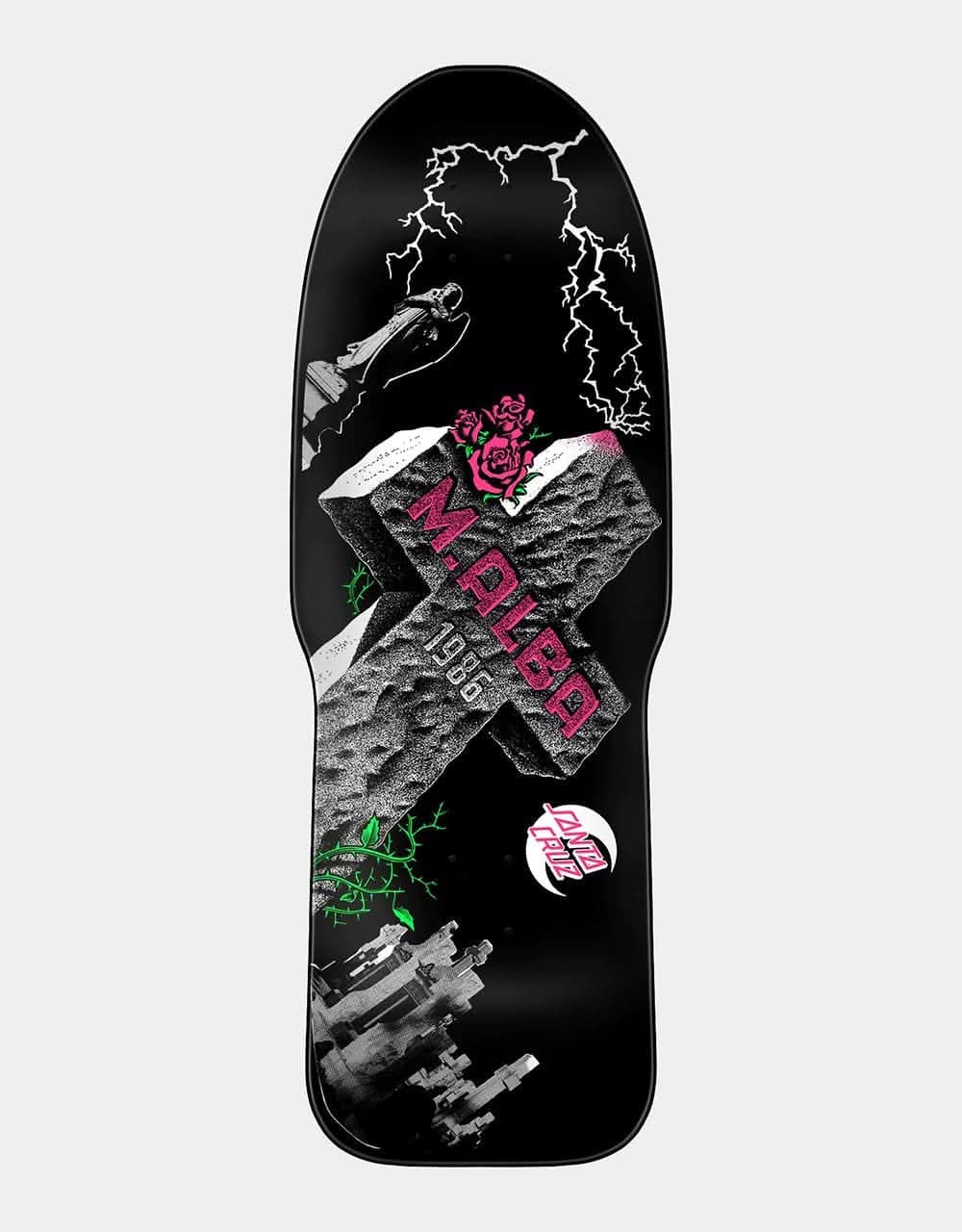 Santa Cruz Malba Tombstone Reissue Skateboard Deck - 10.24"