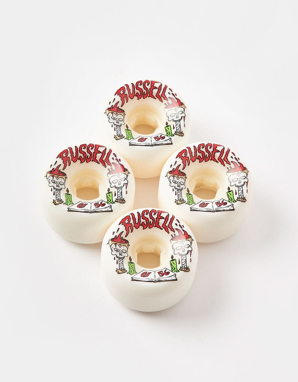 OJ Russell Goblet Double Duro 101a/95a Skateboard Wheels - 56mm