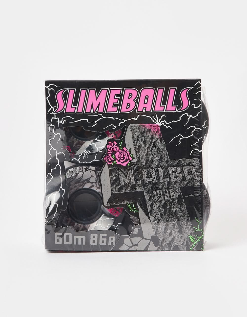 Slime Balls Malba OG Slime 86a Skateboard Wheels - 60mm