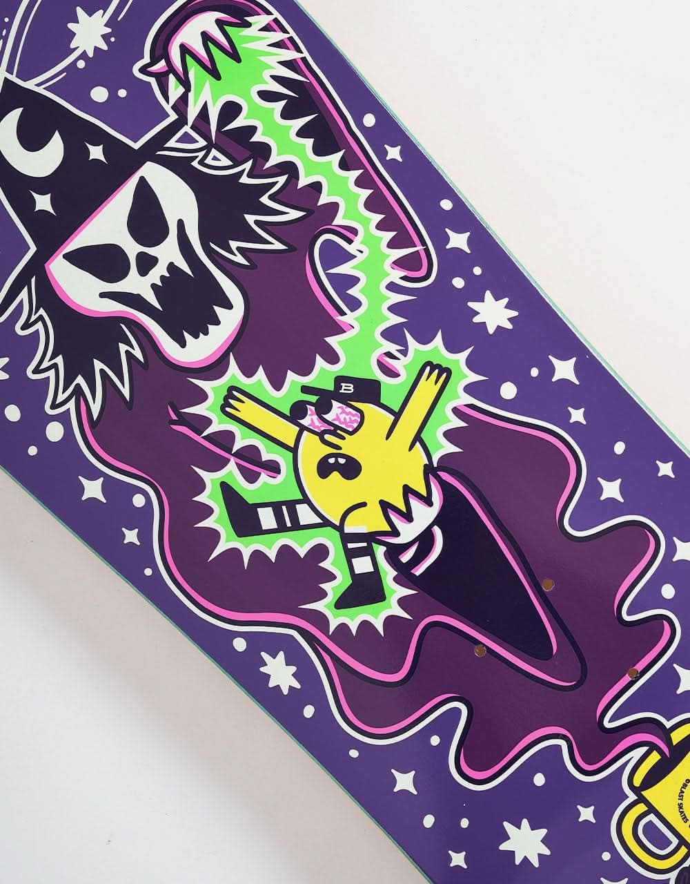 Blast Skates x Dark Arts Coffee 'Custom Shape' Skateboard Deck - 9.75"