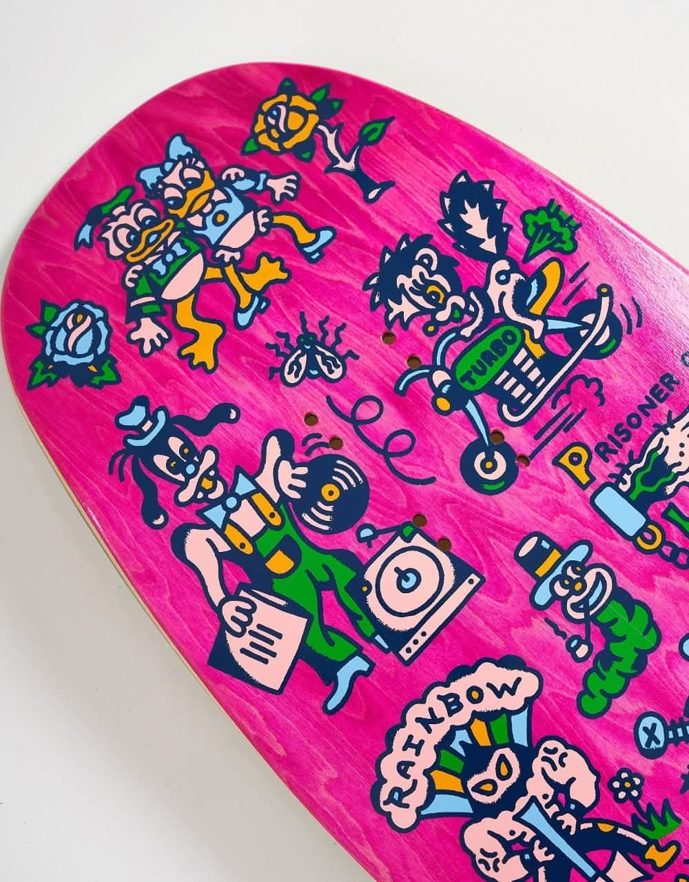 Blast Skates Pau Pau Pau Flash Collection 'Custom Shape' Skateboard Deck - 9.75"