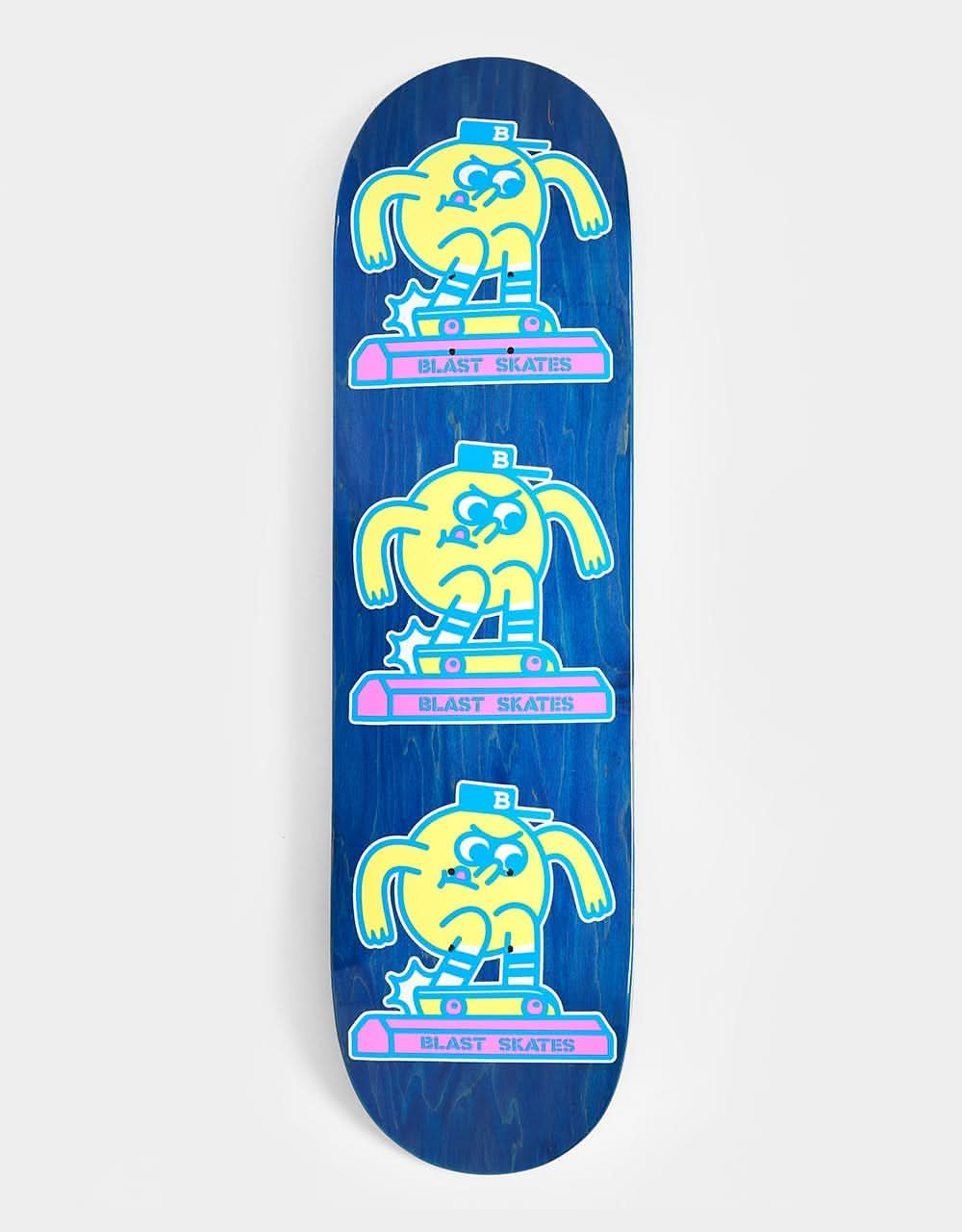 Blast Skates Curb Club "Twin Tail" Skateboard Deck - 8.5"