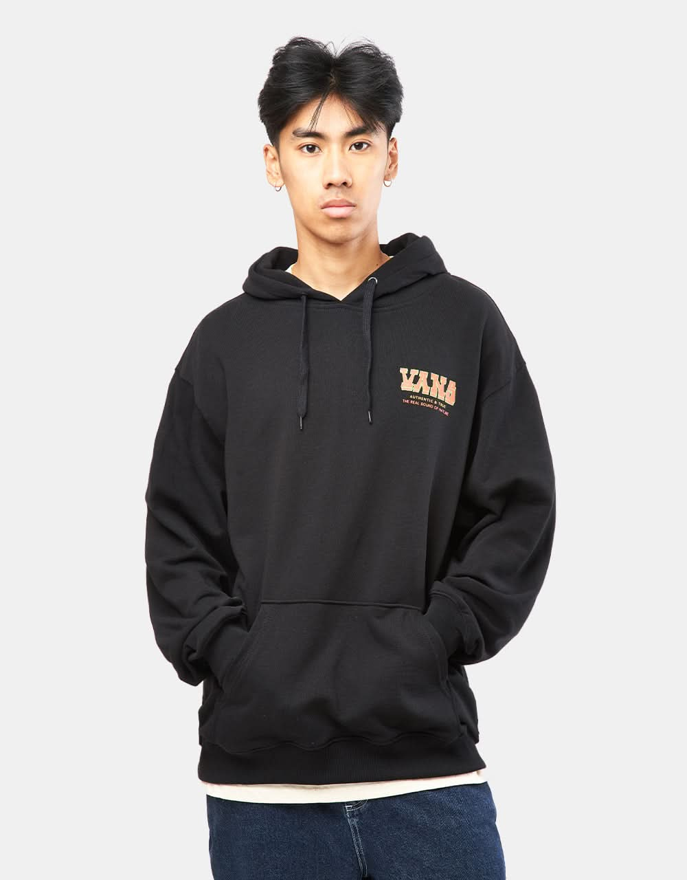 Vans Authentic & True Loose UK EXCLUSIVE Pullover Hoodie - Black