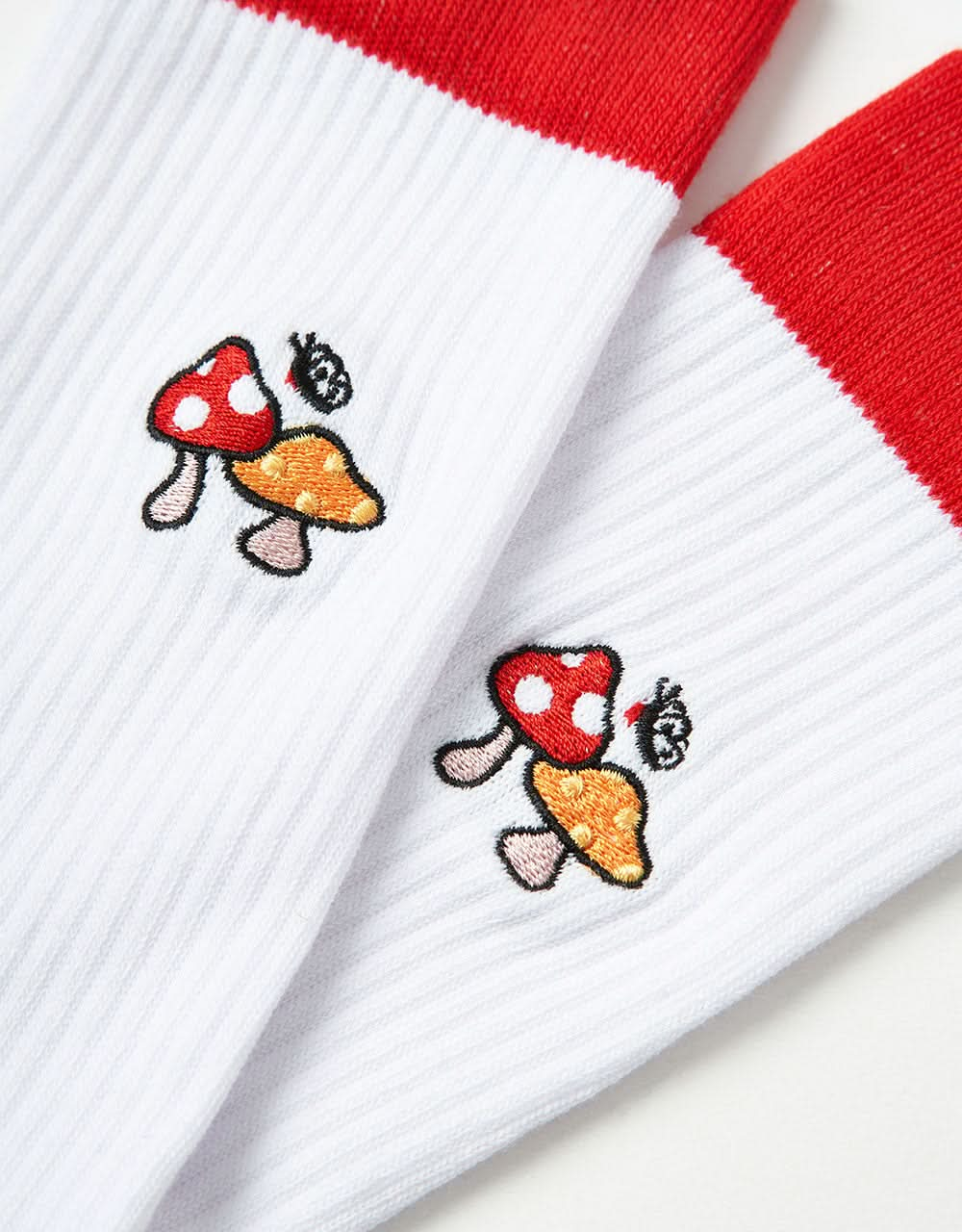 Chaussettes Route One Mushroom Crew - Blanc