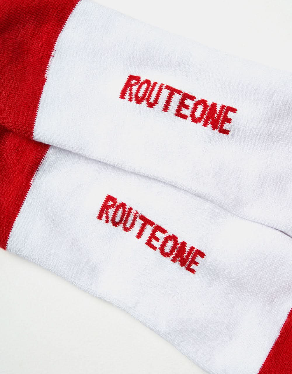 Route One Mushroom Crew Socken – Weiß