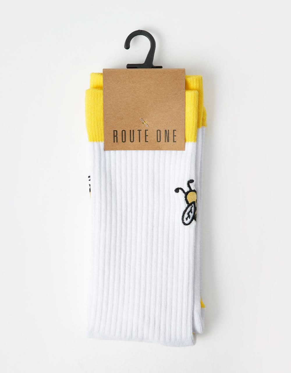 Chaussettes Route One Buzzed Crew - Blanc