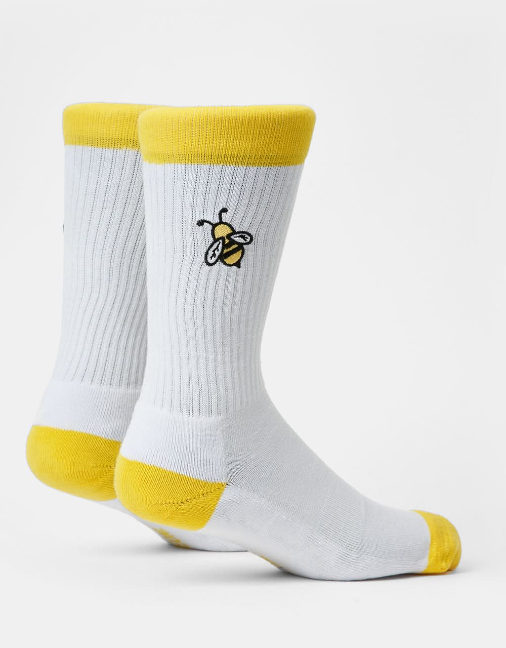 Route One Buzzed Crew Socks - White