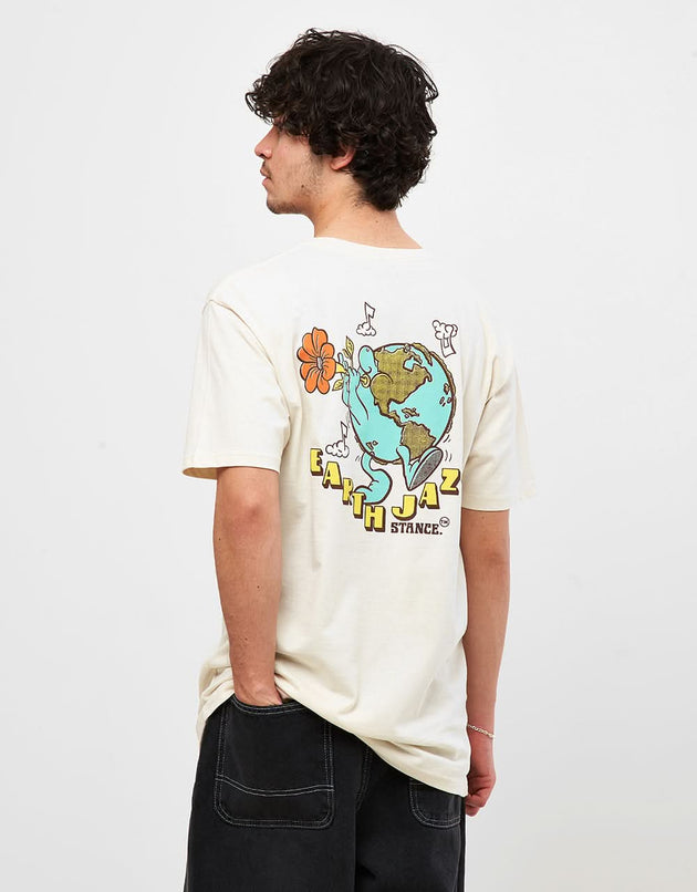 Stance Earth Jazz T-Shirt - Vintage White