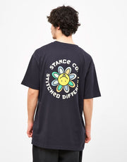 Stance Floral Punch T-Shirt – Marineblau