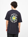 T-shirt Stance Floral Punch - Marine