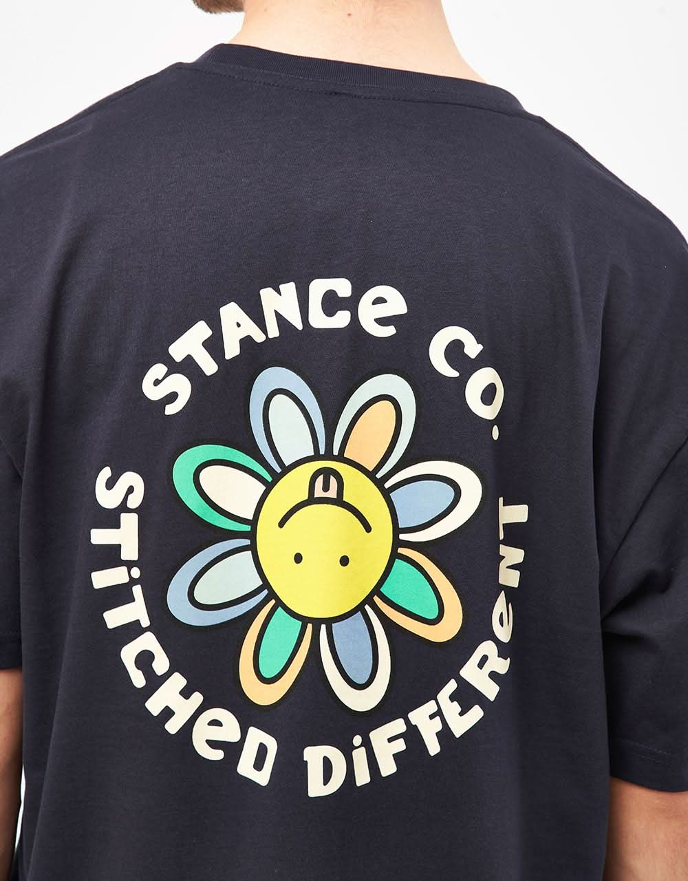 T-shirt Stance Floral Punch - Marine