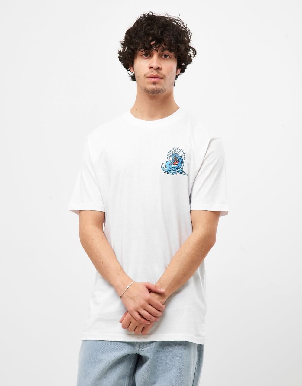 Santa Cruz Screaming Wave T-Shirt - White