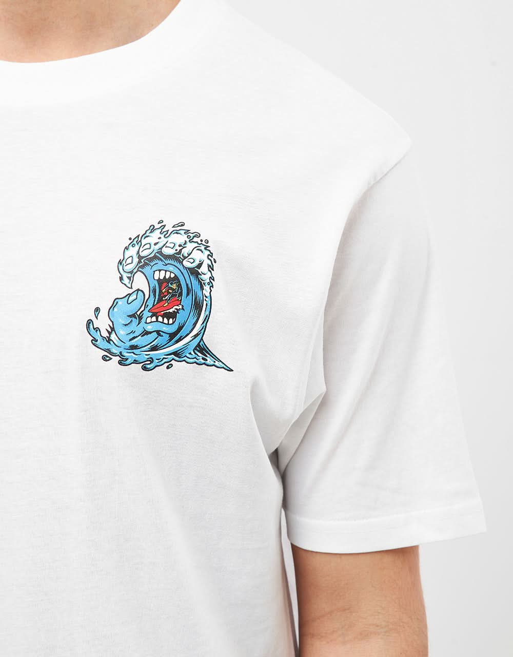 Santa Cruz Screaming Wave T-Shirt - White