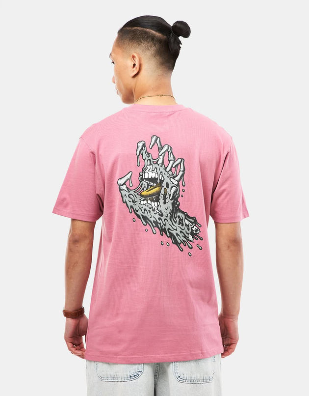 Santa Cruz Melting Hand T-Shirt - Dusty Rose