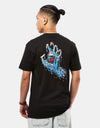 Santa Cruz Melting Hand T-Shirt - Black