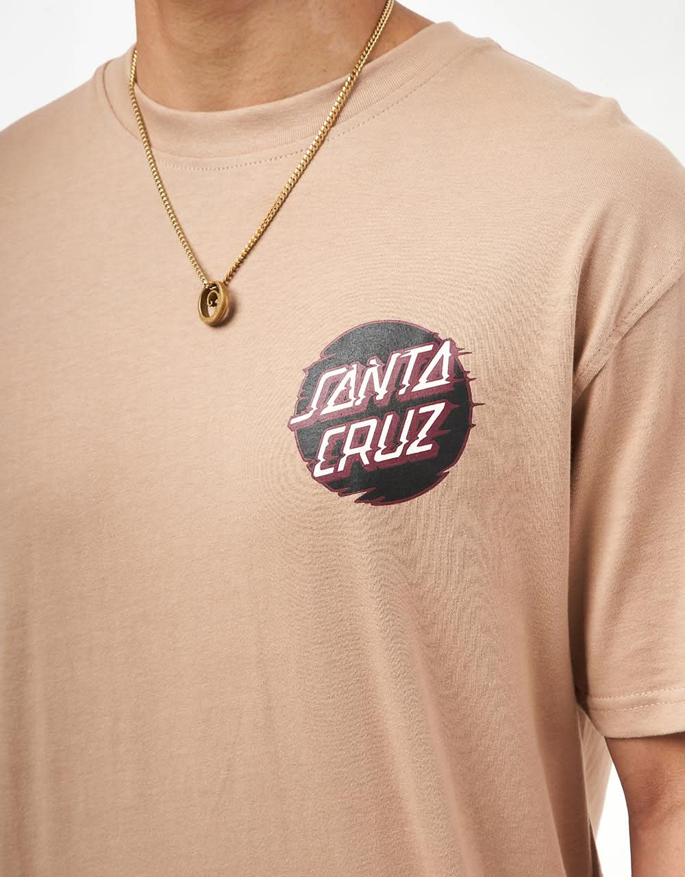 Santa Cruz Toxic Skull T-Shirt – Taupe