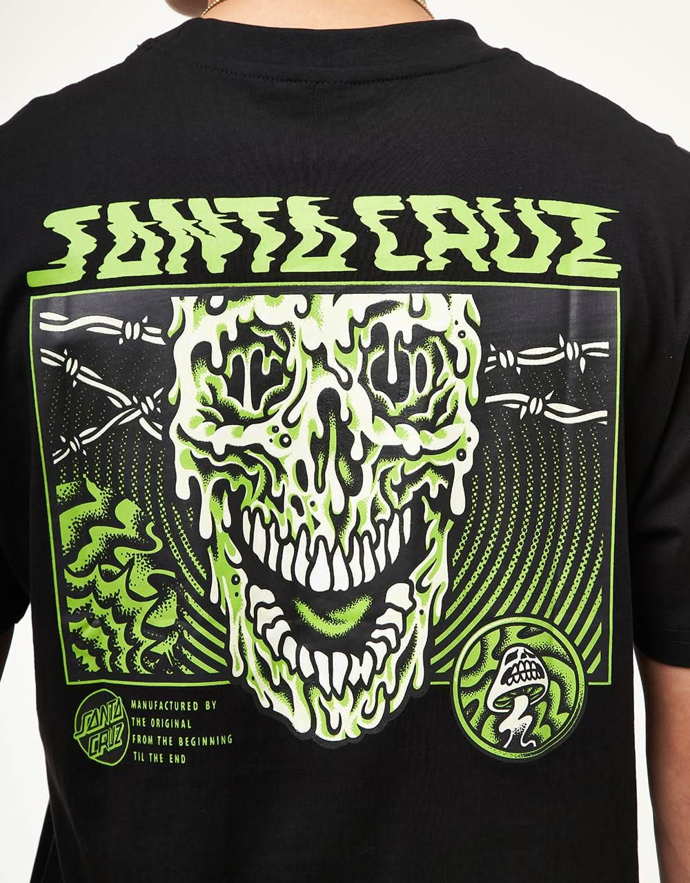 Santa Cruz Toxic Skull T-Shirt - Black