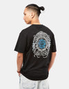 Santa Cruz Dressen Rose Crew One T-Shirt - Black