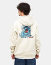 Santa Cruz Screaming Wave Pullover Hoodie - Light Grey