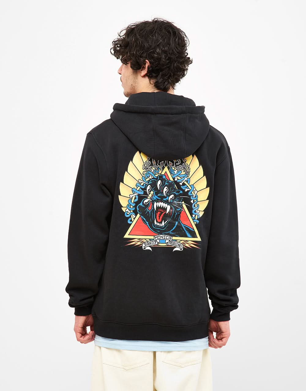 Santa Cruz Natas Screaming Panther Pullover Hoodie – Schwarz