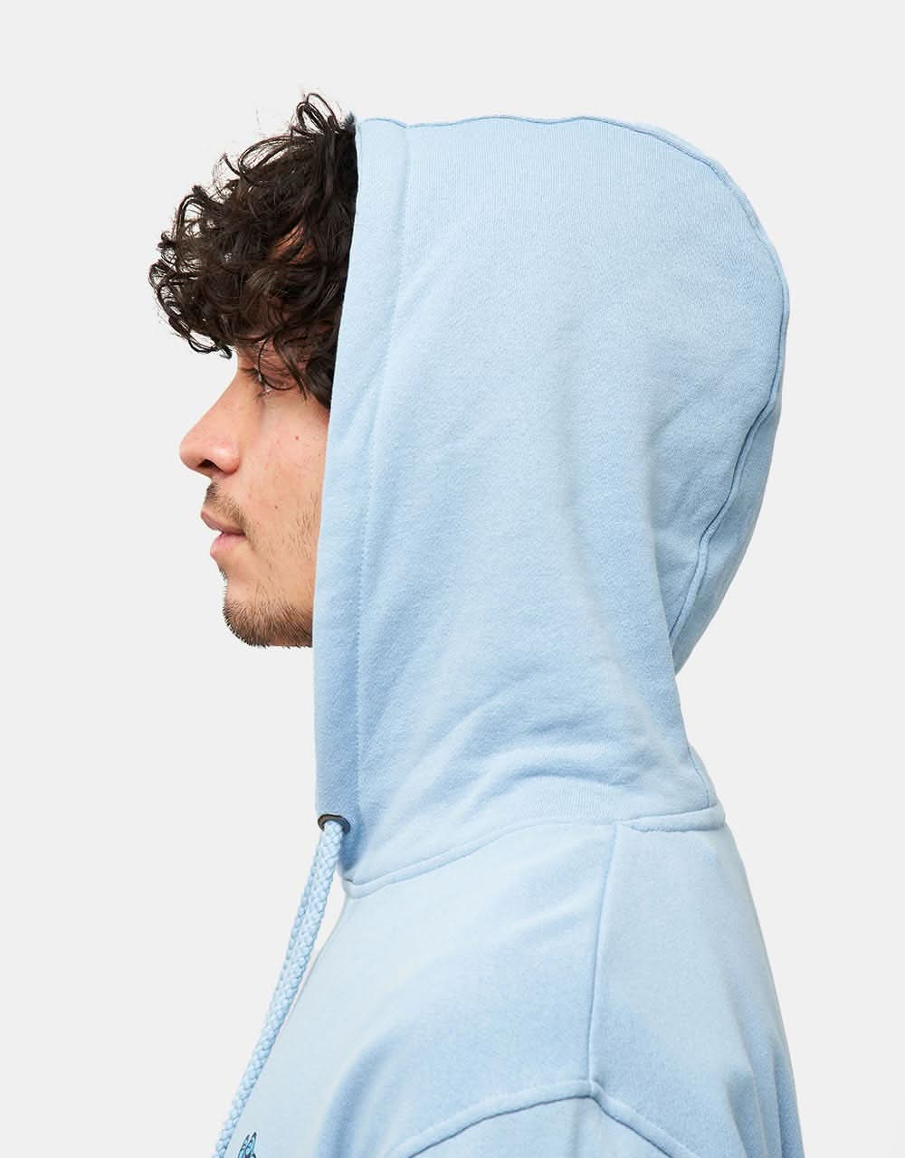 Santa Cruz Screaming Hand Chest Pullover Hoodie - Sky Blue