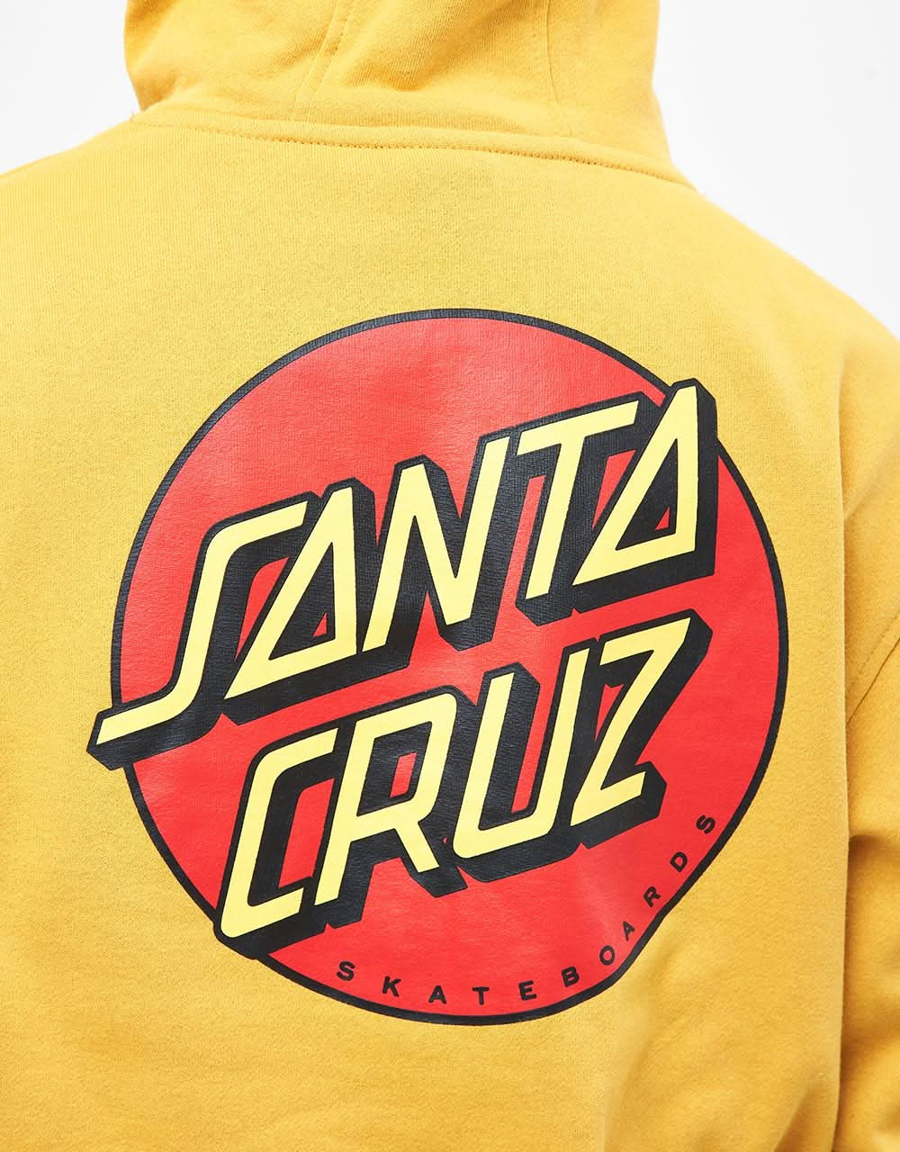 Sweat à capuche Santa Cruz Classic Dot Chest - Old Gold