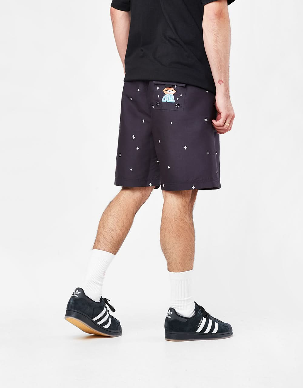 Santa Cruz Johnson Danger Zone 2 Boardshort - Black