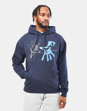 Felpa con cappuccio e pullover Quasi Reach - blu scuro