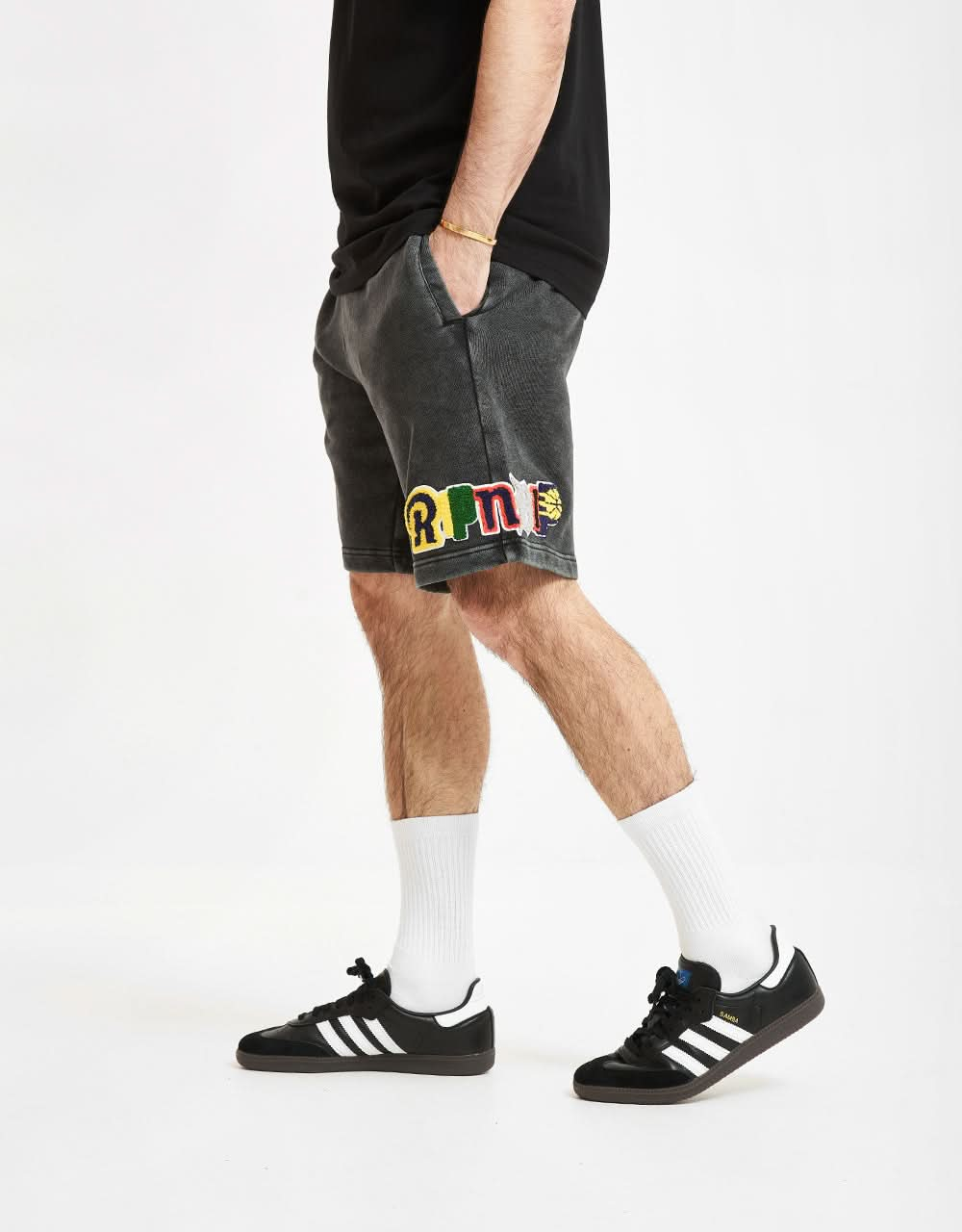 RIPNDIP Fan Fave Sweatshorts - Black Wash