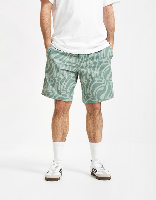 Pantaloncini da bagno RIPNDIP Wilshire - Pino