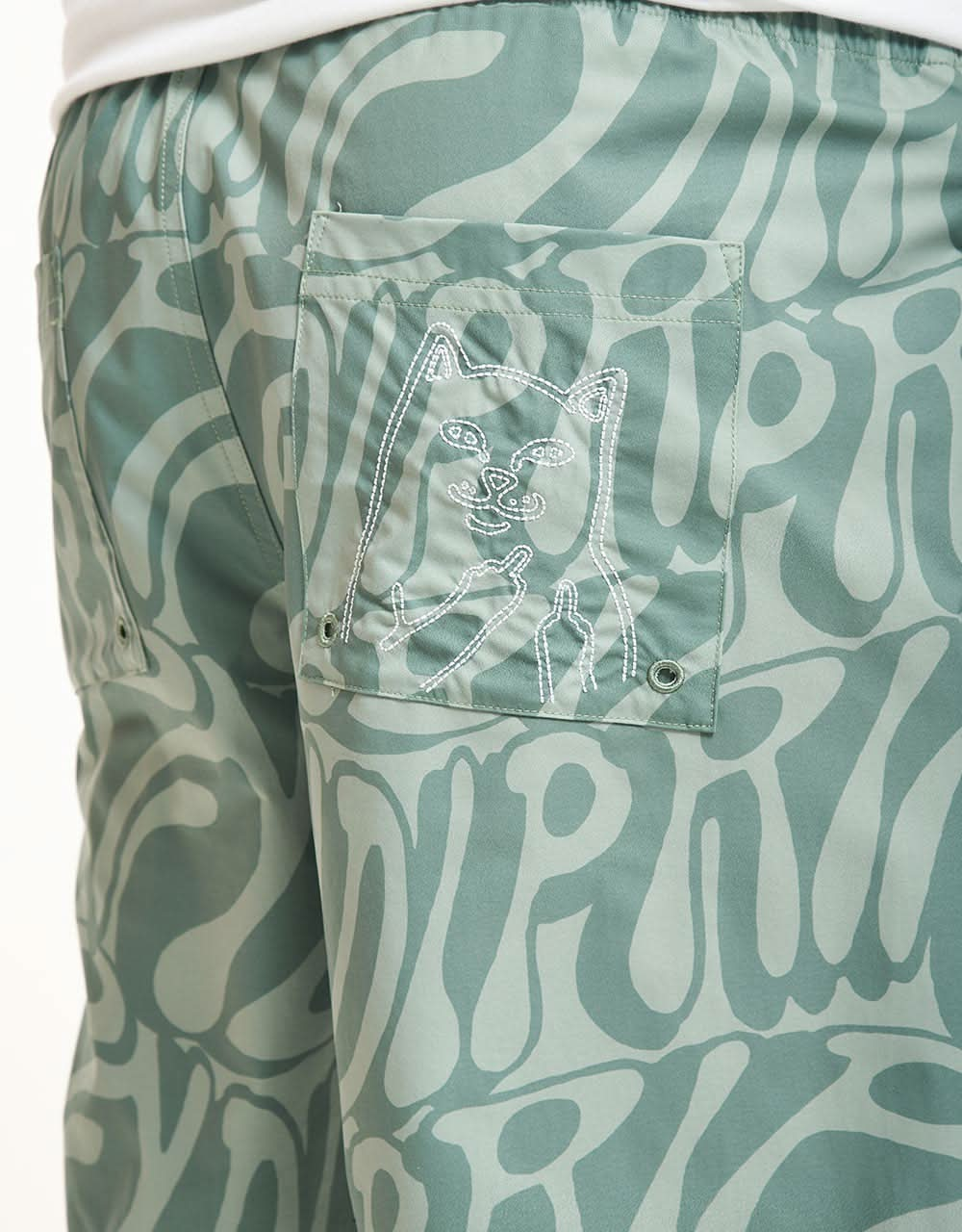 RIPNDIP Wilshire Swim Shorts - Pine