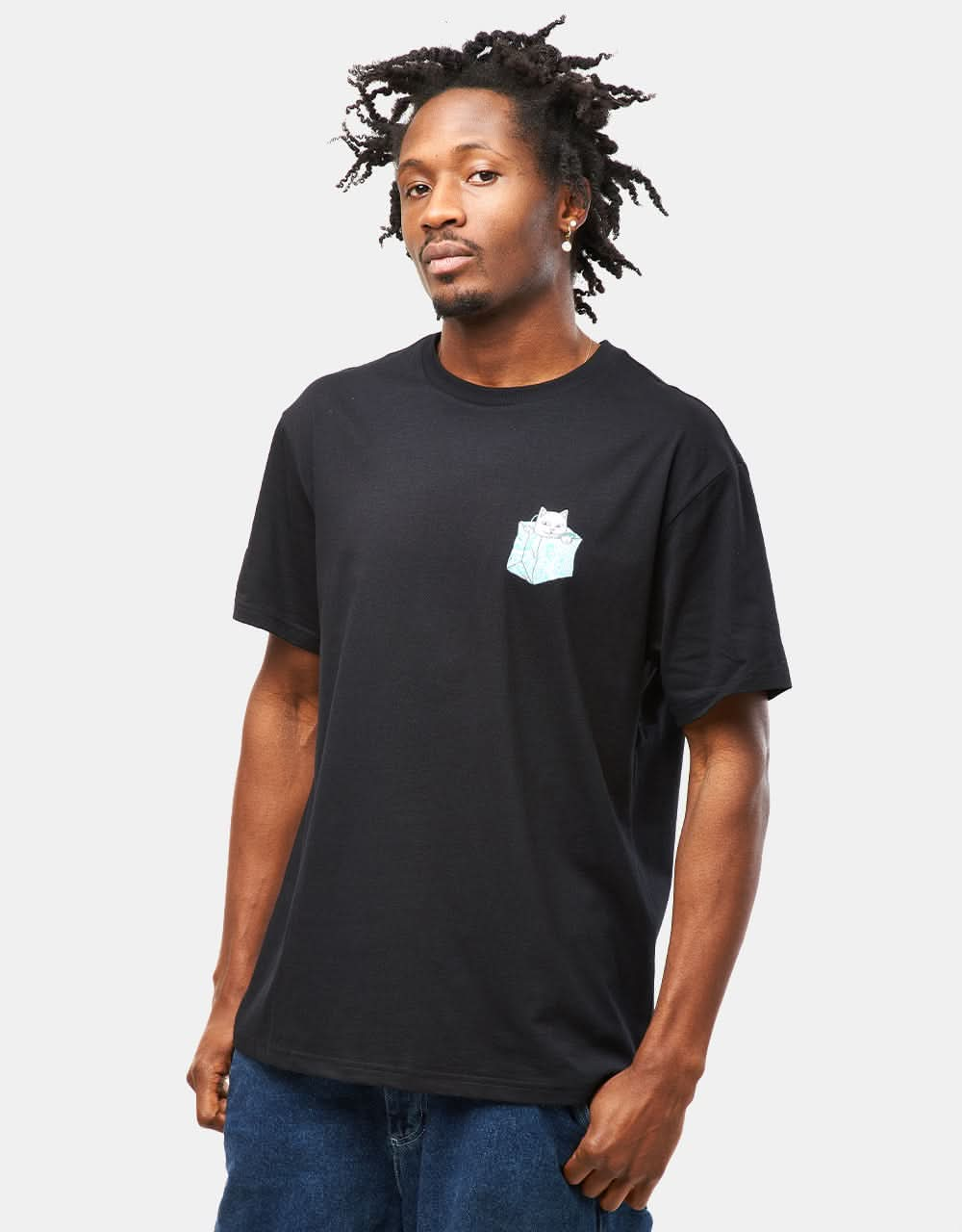 RIPNDIP Bag Of Puss T-Shirt - Black