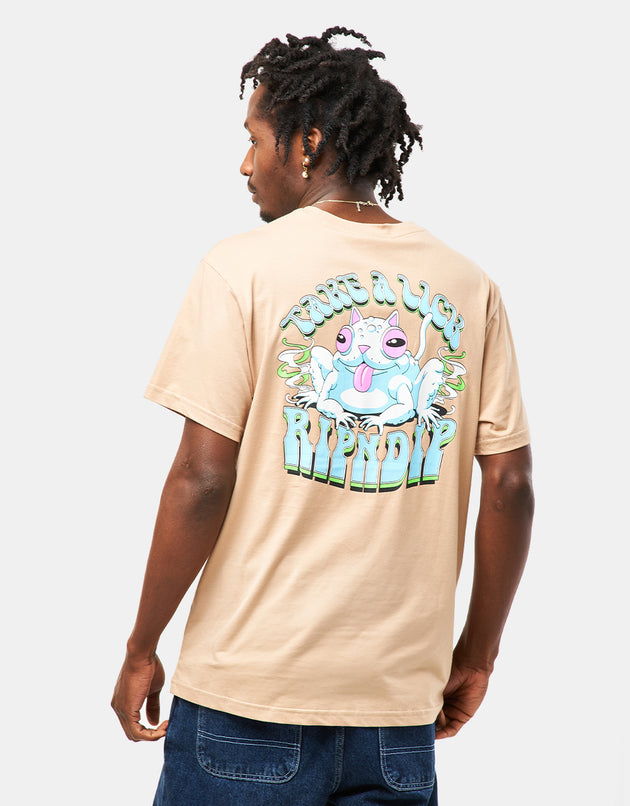 RIPNDIP Take A Lick T-Shirt – Mandel