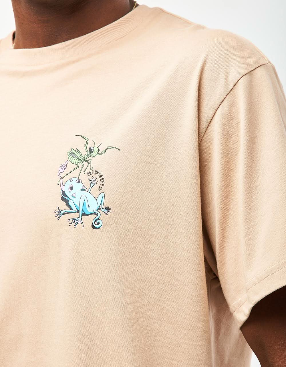 RIPNDIP Take A Lick T-Shirt - Almond