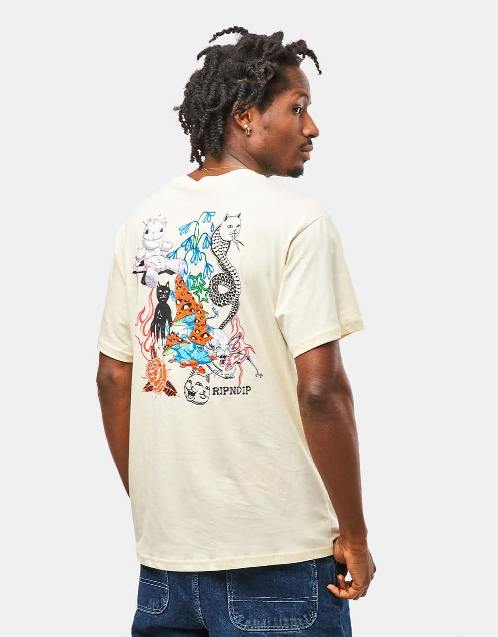 RIPNDIP Travis T-Shirt - Natural