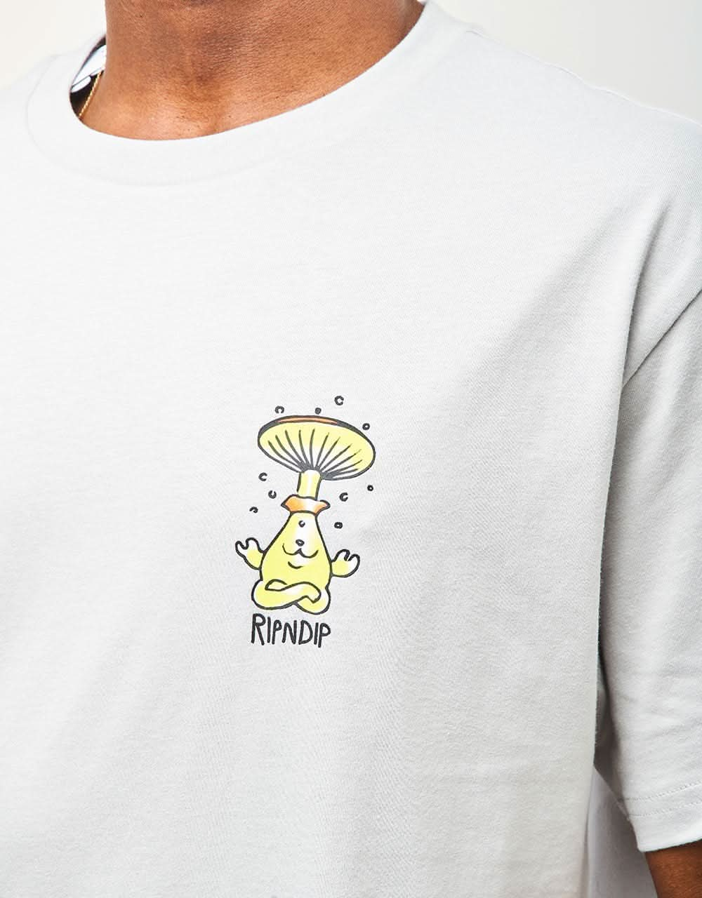 RIPNDIP Know Ur Shrooms T-Shirt - Grey