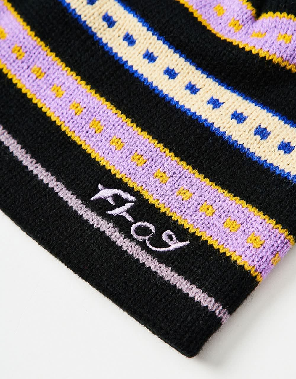 Frog Lost Beanie - Black/Purple