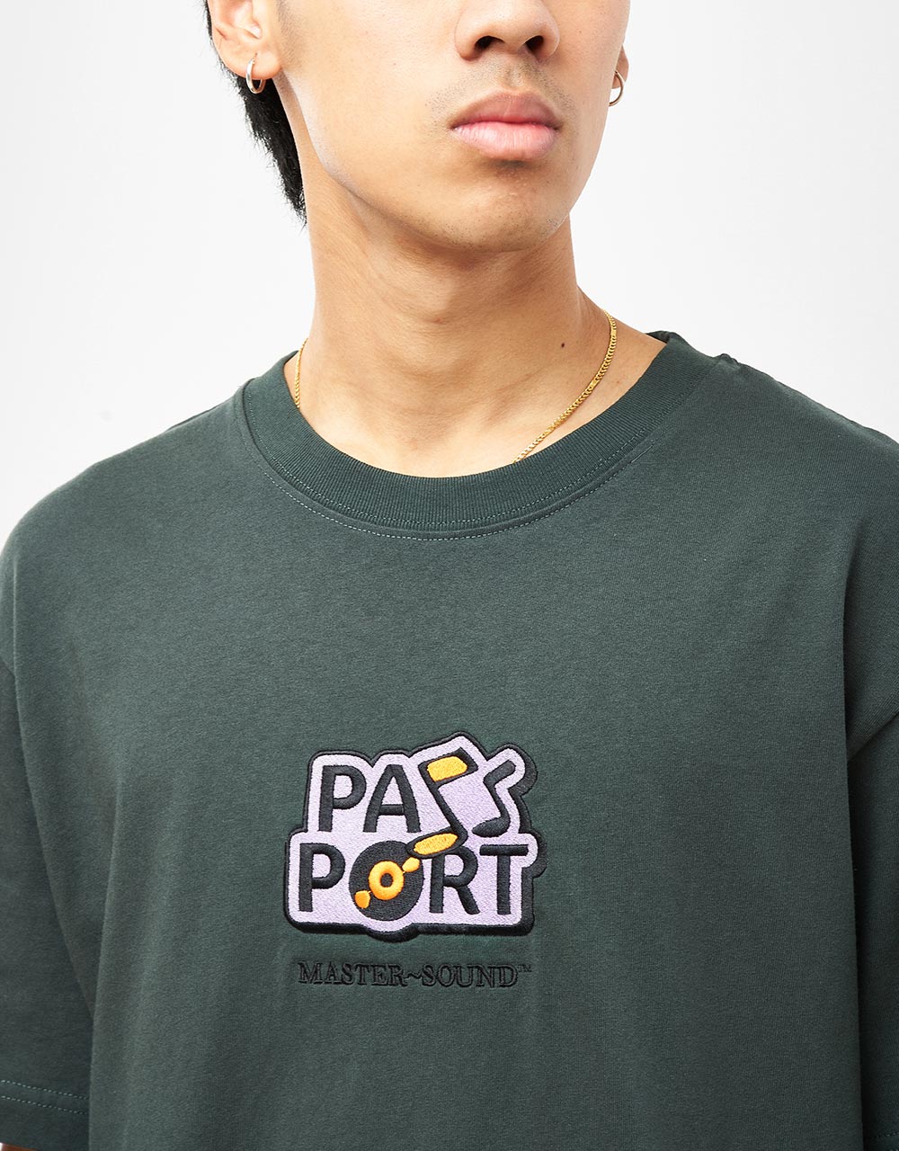 Pass Port Master ~ T-shirt sonore - Sarcelle foncé