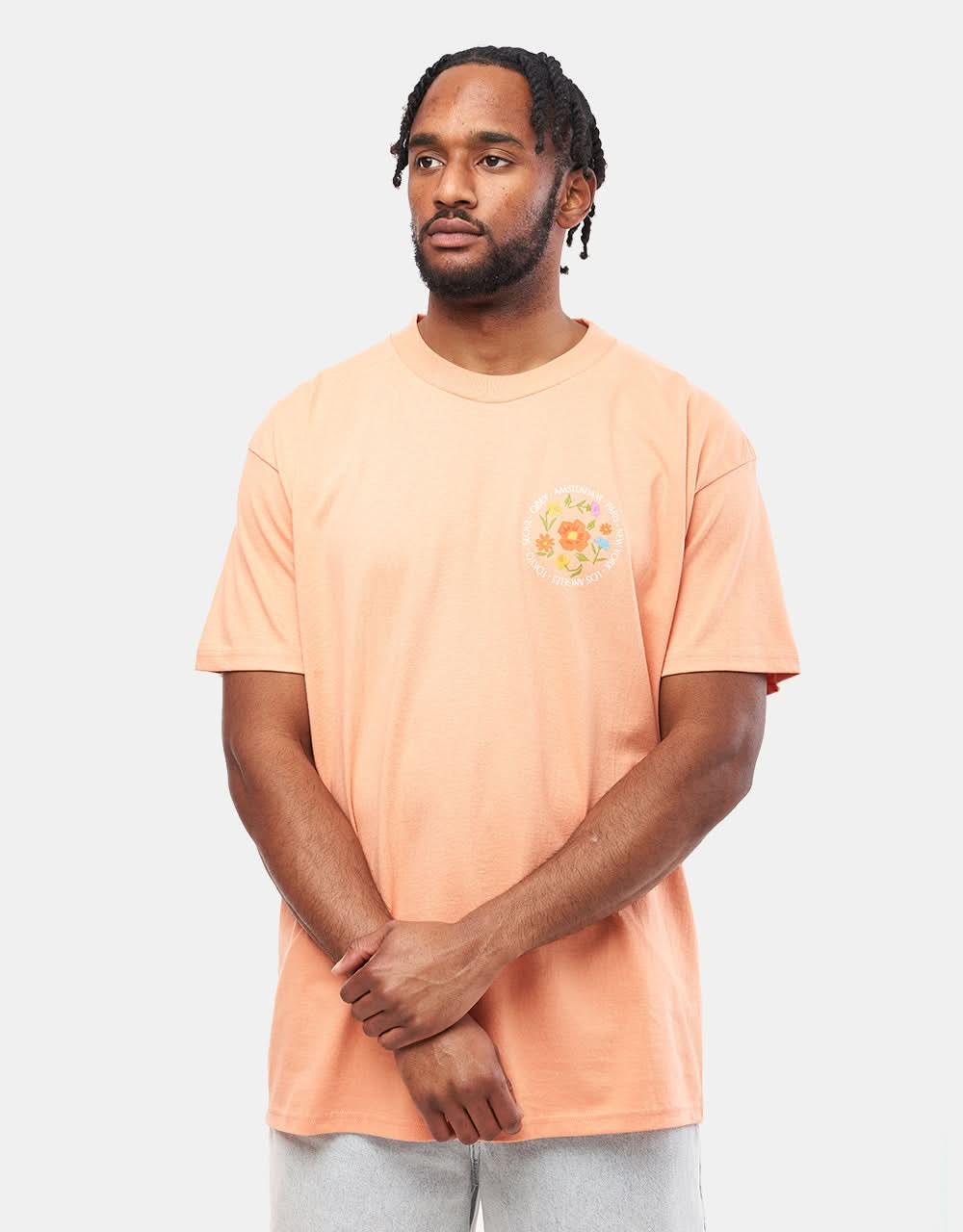 Obey City Flowers T-Shirt - Citrus